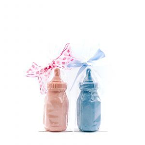 Image of Chocolate Baby Bottle, perfect for celebrating new arrivals
