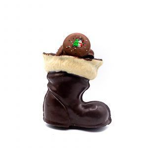 Image of Chocolate Santa's Boot, perfect for spreading holiday cheer