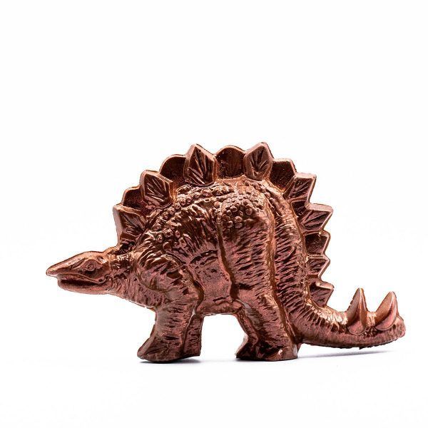 chocolate shaped as a stegosaurus