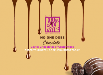 handcrafted chocolate and novelty items at gayle’s chocolates