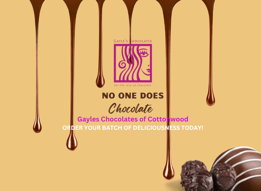 handcrafted chocolate and novelty items at gayle’s chocolates